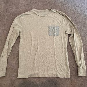 J.CREW Mens Gray Crewneck T-Shirt Sz M